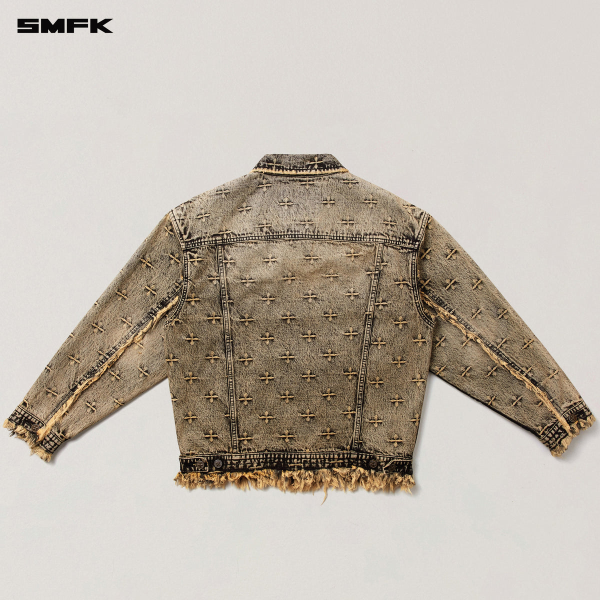 ANCIENT MYTH STORM GARDEN OVERSIZED DENIM JACKET STORM GARDEN (Yellow)