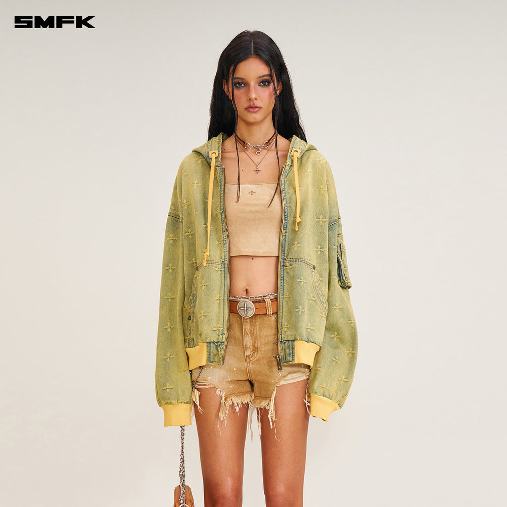 Ancient Myth Denim Oversized Hoodie Ancient Myth (Yellow)