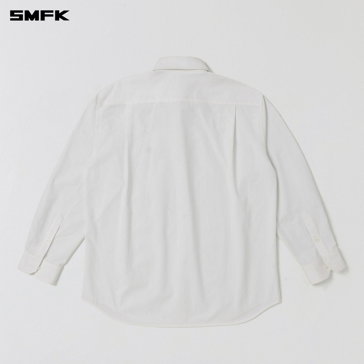 COMPASS BADGE CARGO SHIRT/COTTON CLOUD WHITE
