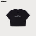 Compass Beverly Movie Subtitles Crop Tee Wild Black