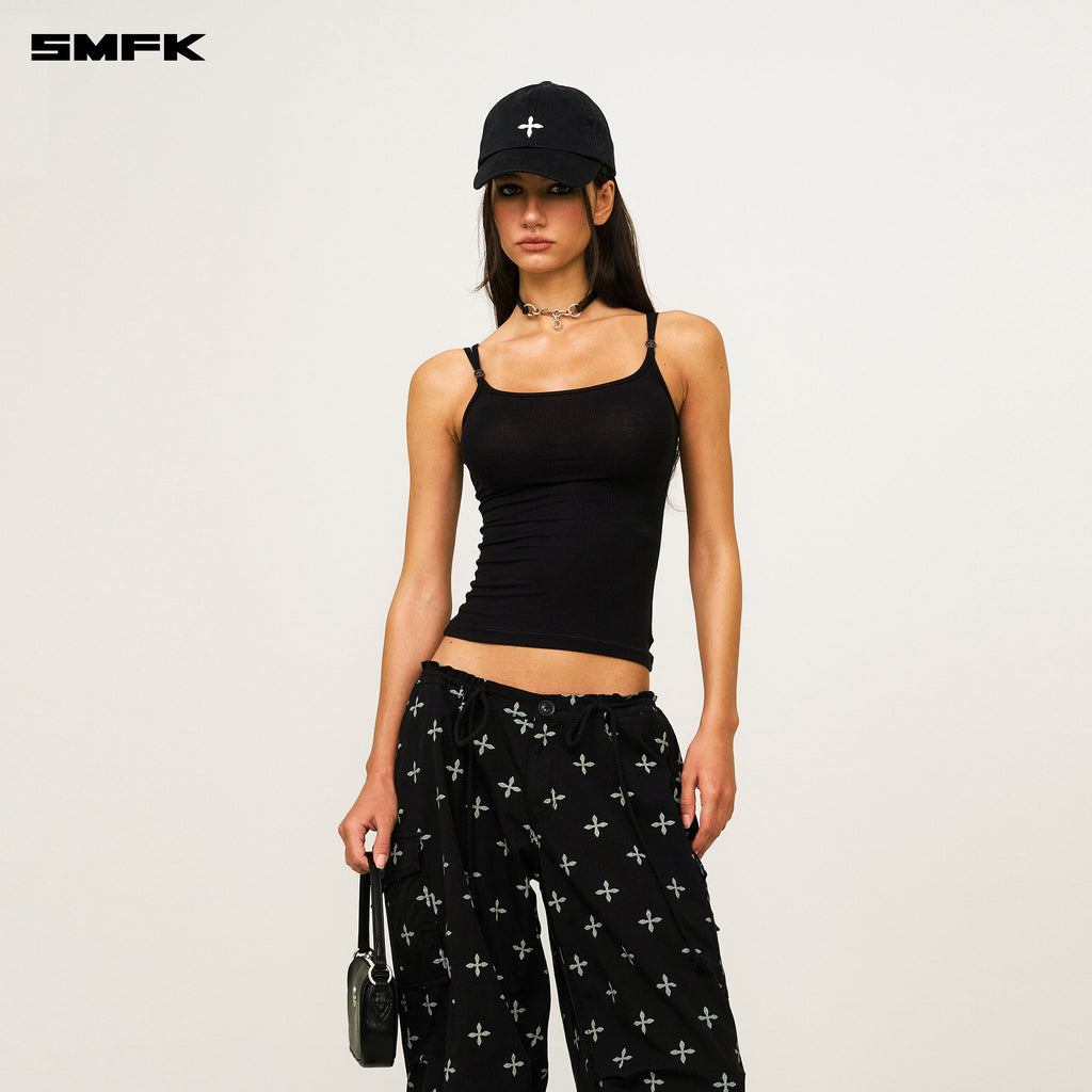 Compass Classic Cross Baseball Cap In Black
