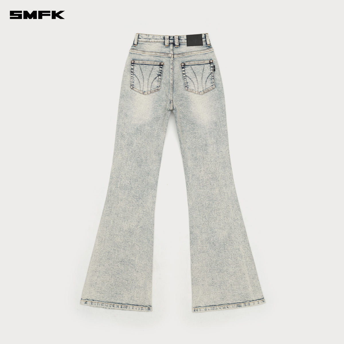 Compass Classic Flared Jeans White Snowflake