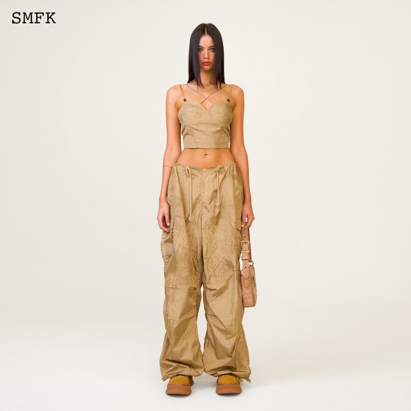 Ancient Myth Golden Snake Hunting Paratrooper Pants