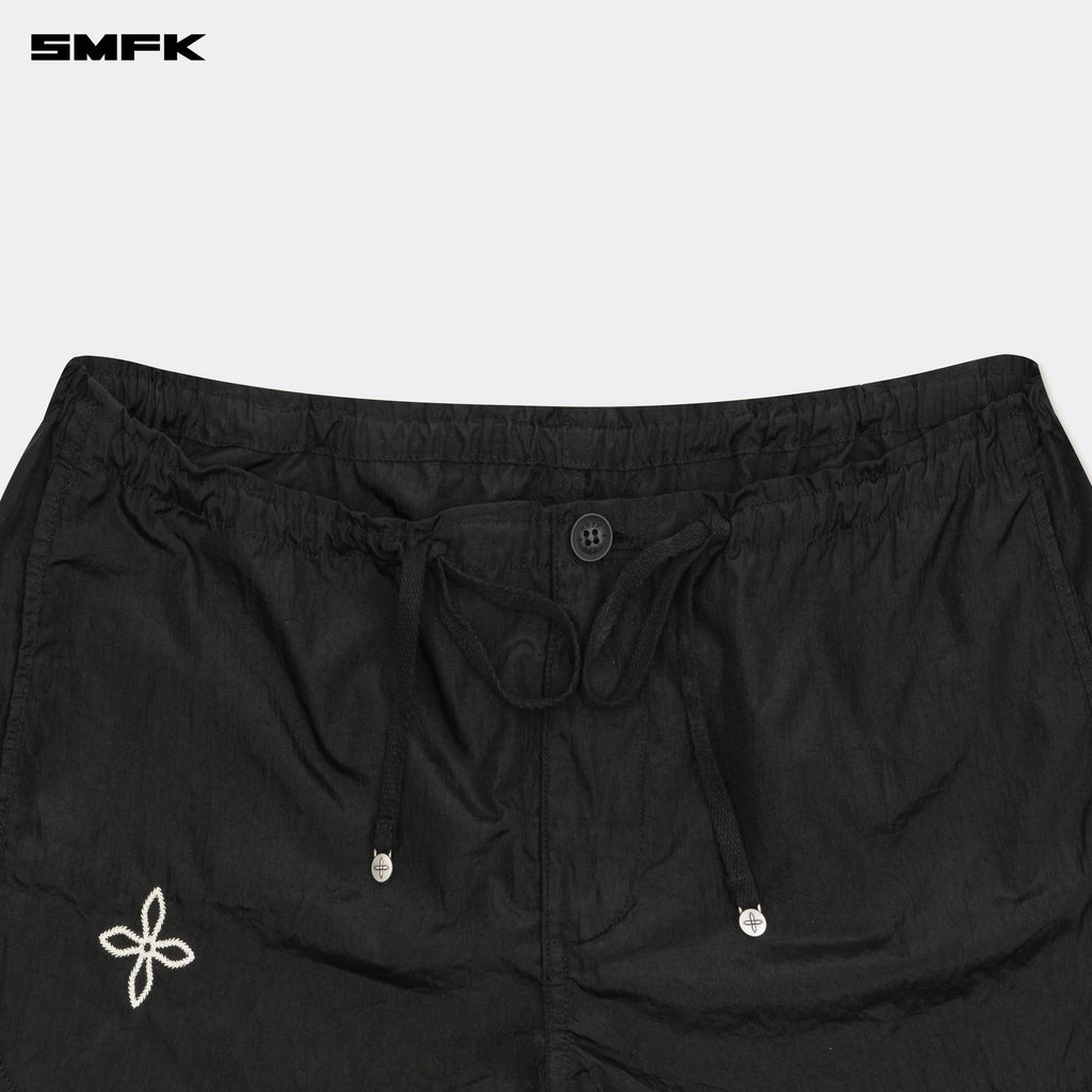 Ancient Myth Alloy Skin Low-Waist Jogging Shorts Black