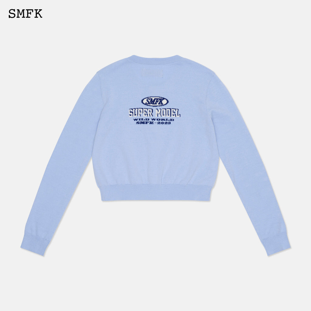 Compass Academy Blue Knitted Cardigan