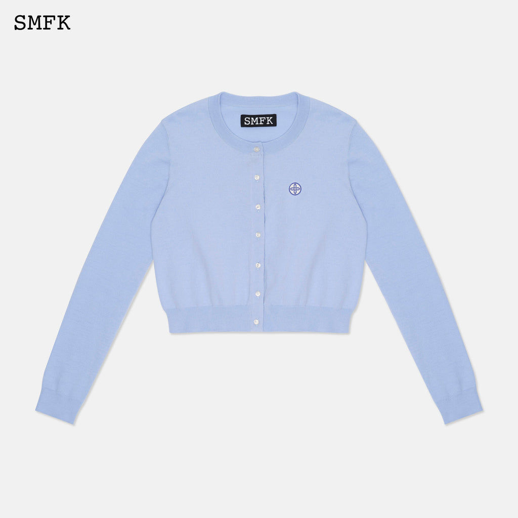 Compass Academy Blue Knitted Cardigan