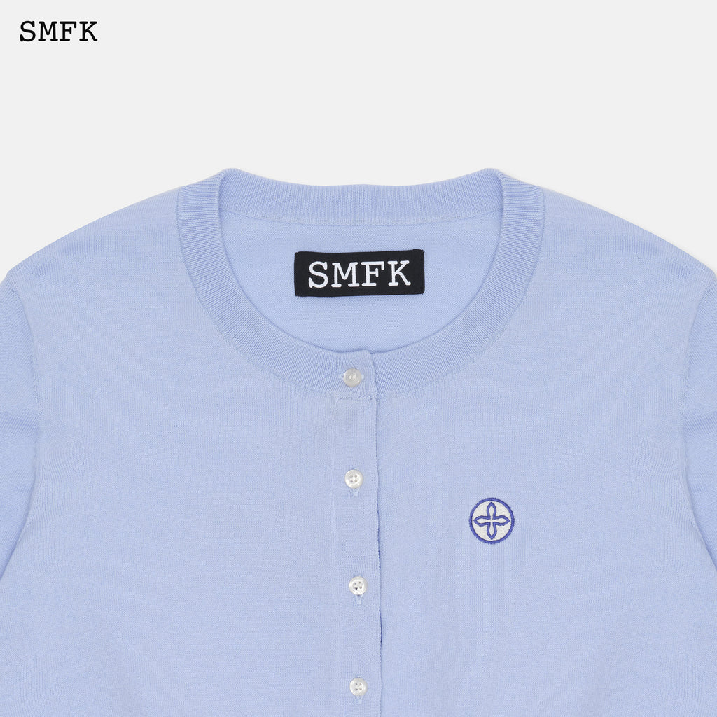 Compass Academy Blue Knitted Cardigan