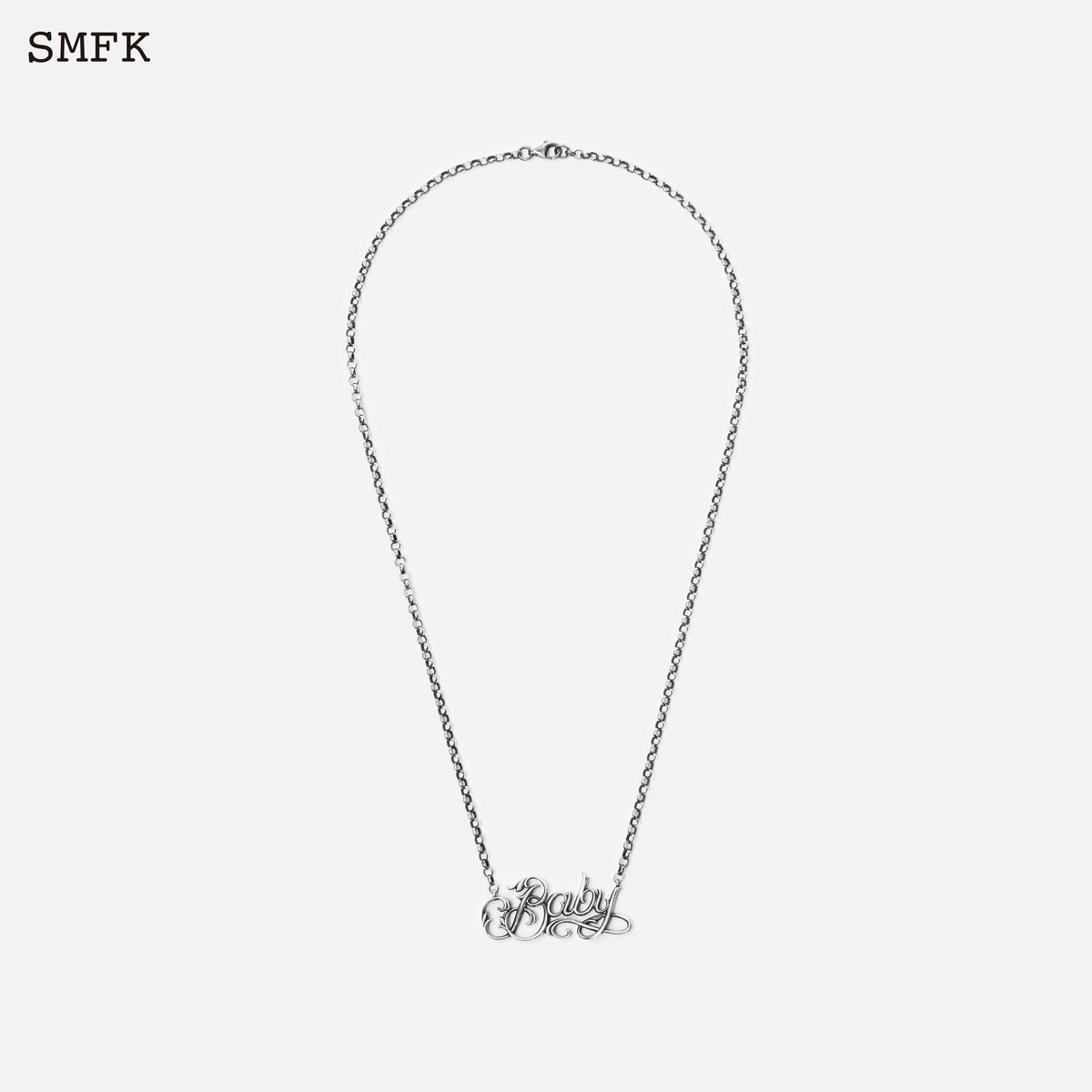 Compass Baby Tag Necklace