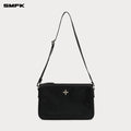 COMPASS BADGE Cross Badge Black Bag (Small)