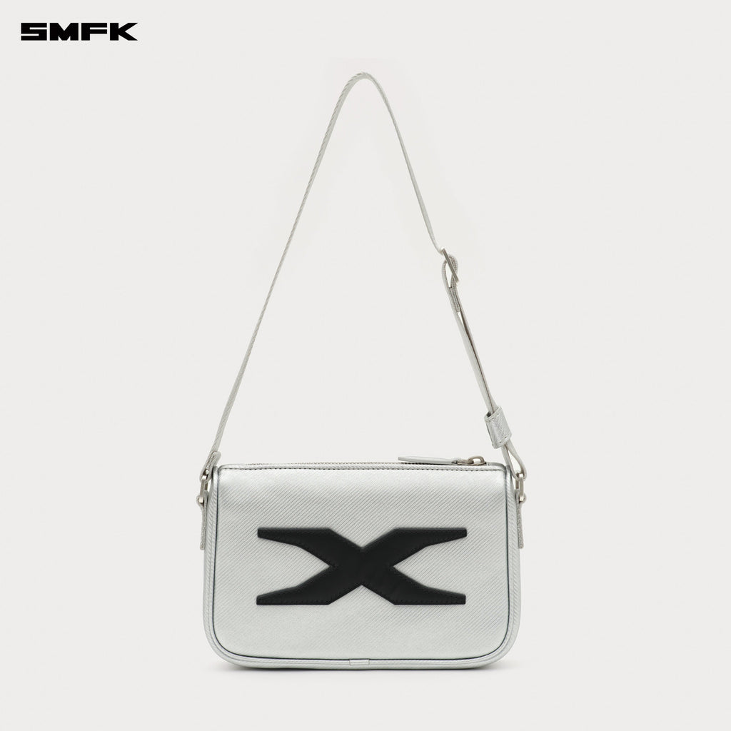 COMPASS BADGE Cross Badge Silver Bag (Small)