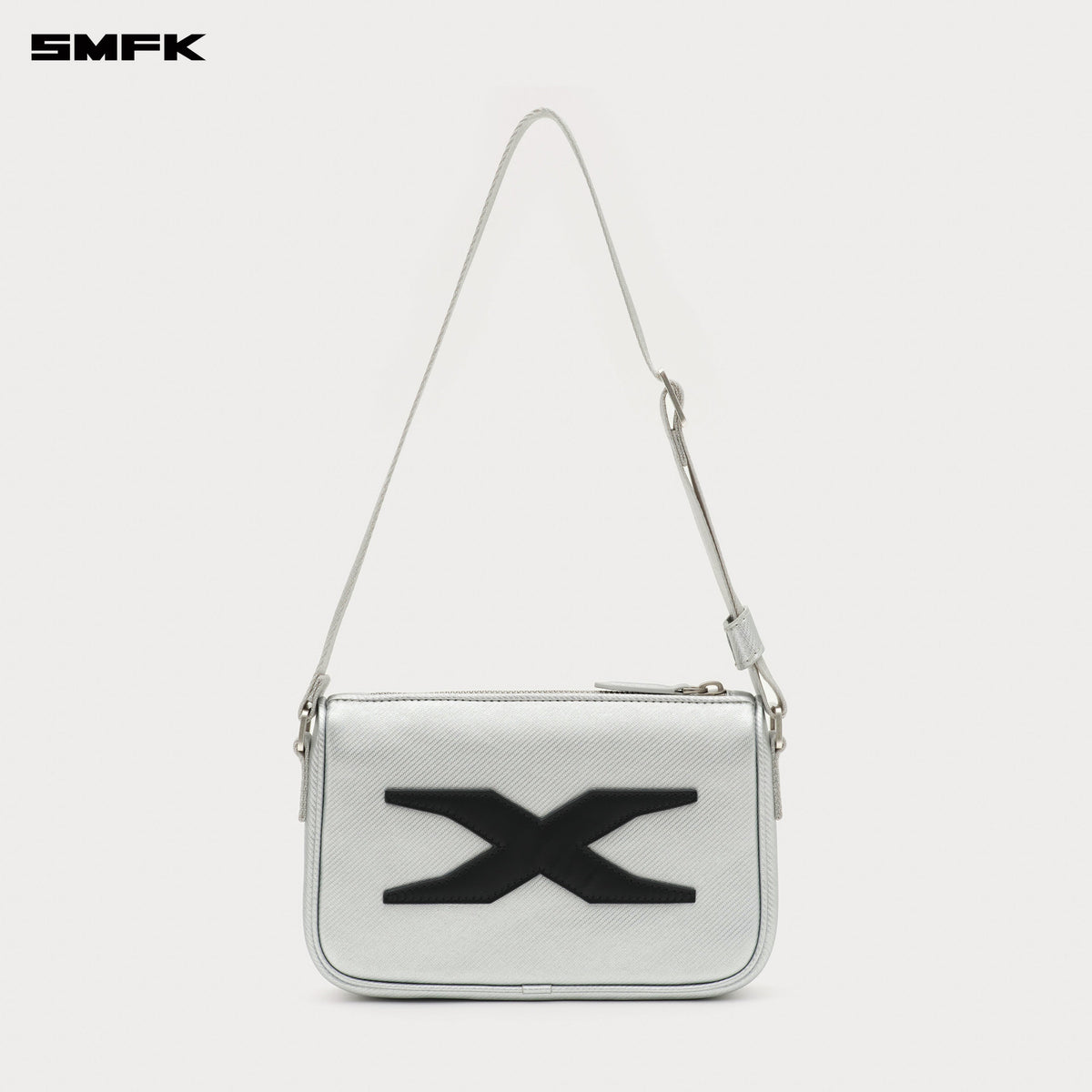 COMPASS BADGE Cross Badge Silver Bag (Small)