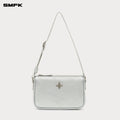 COMPASS BADGE Cross Badge Silver Bag (Small)