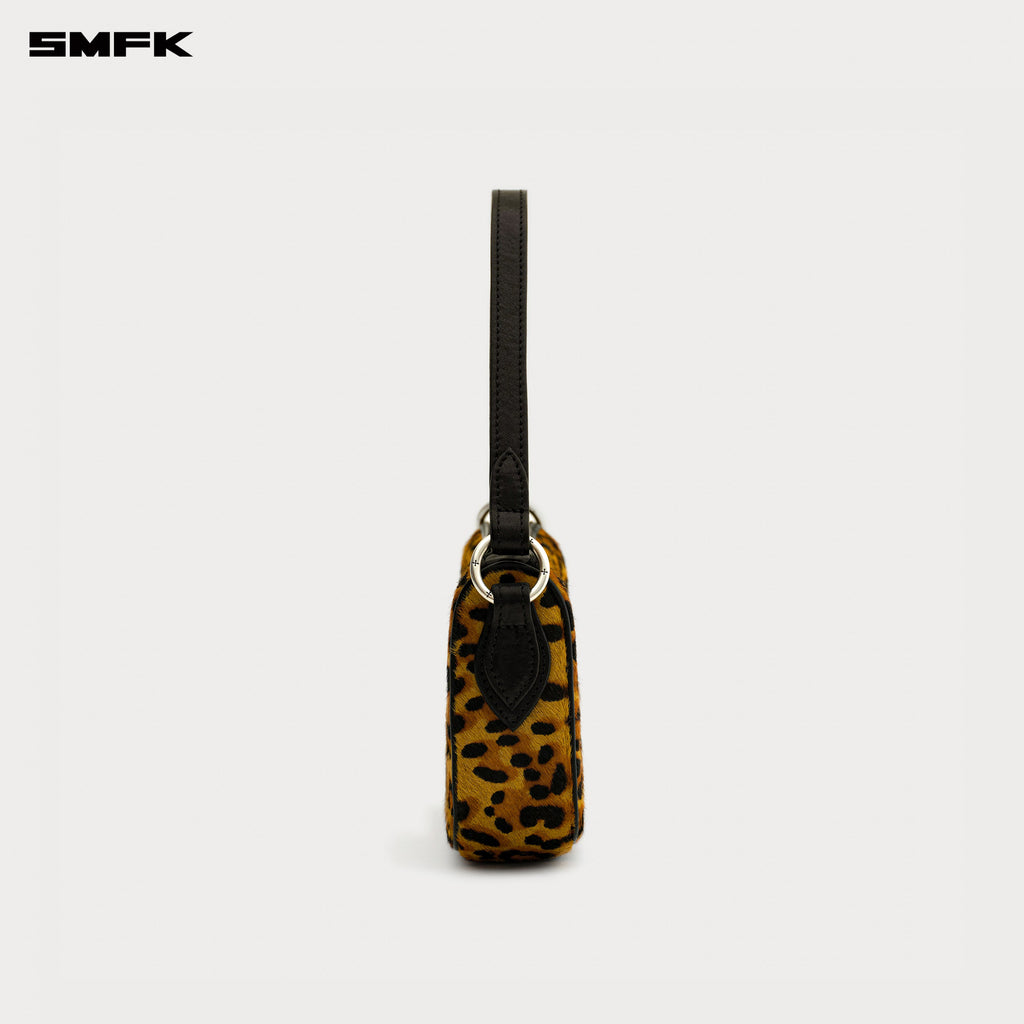 COMPASS BADGE Cross Leopard Bag (Small)