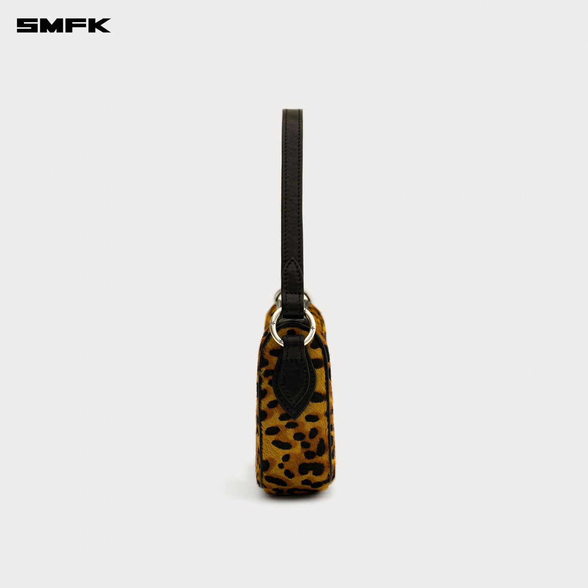 COMPASS BADGE Cross Leopard Bag (Small)