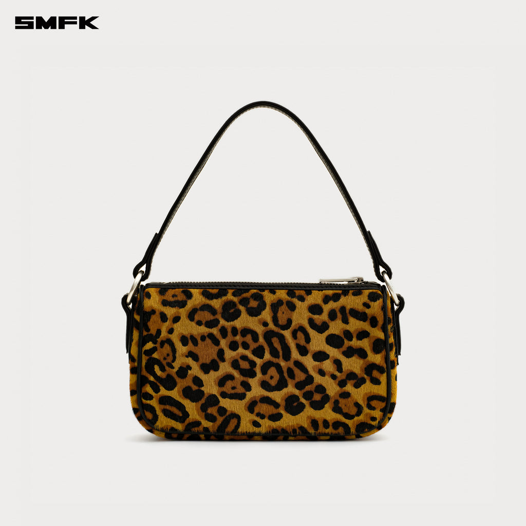 COMPASS BADGE Cross Leopard Bag (Small)
