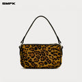 COMPASS BADGE Cross Leopard Bag (Small)