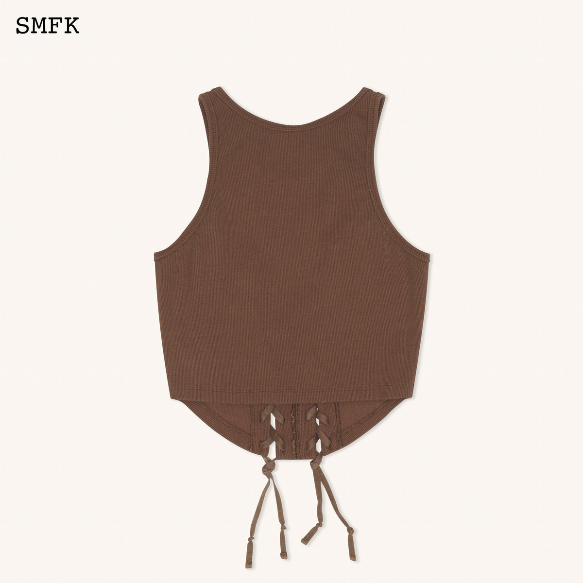 Compass Baseball Deconstruct Vest Top In Brown
