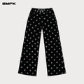 Compass Black Garden Classic Wide-Leg Jeans