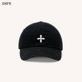 Compass Classic Cross Baseball Cap In Black