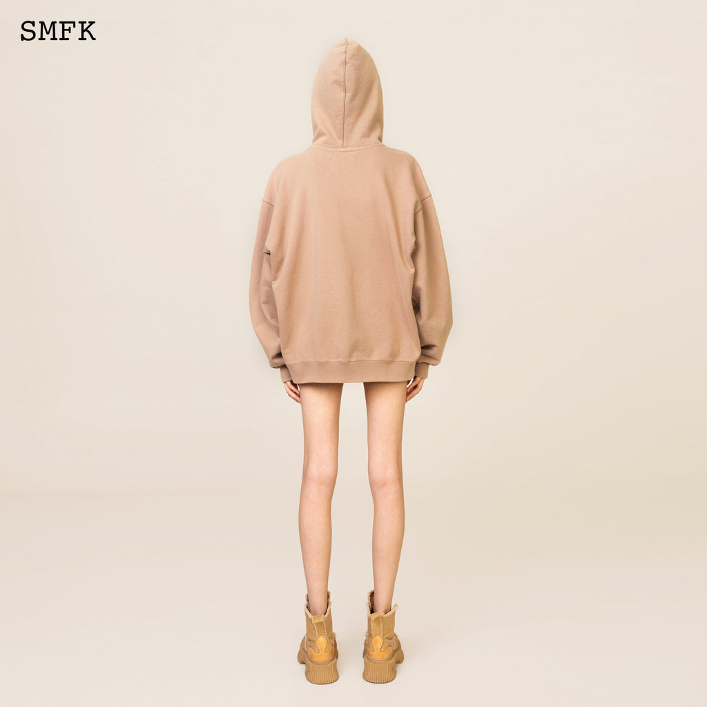 Compass Classic Cross Graffiti Latte Hoodie