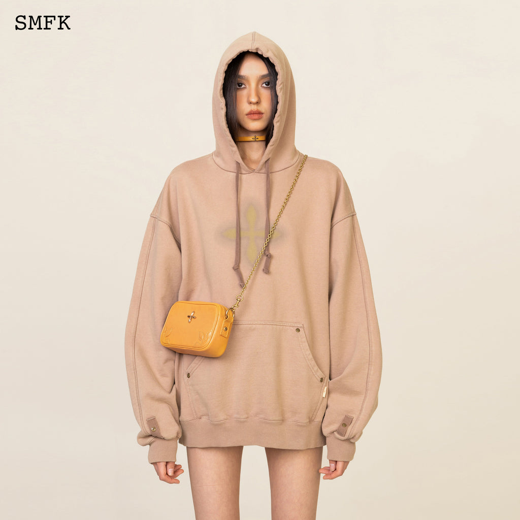 Compass Classic Cross Graffiti Latte Hoodie