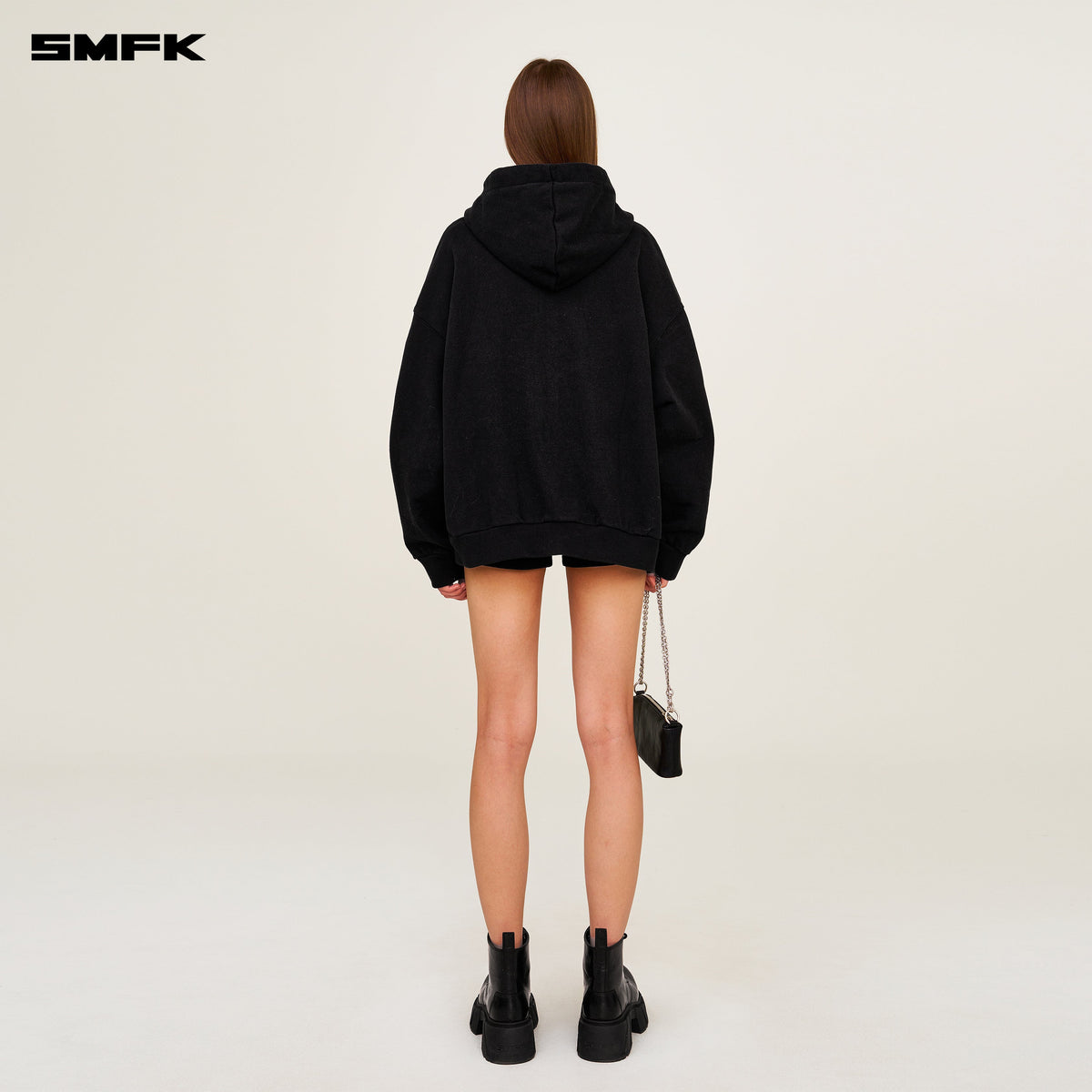 Compass Classic Cross Hoodie Black Jacket