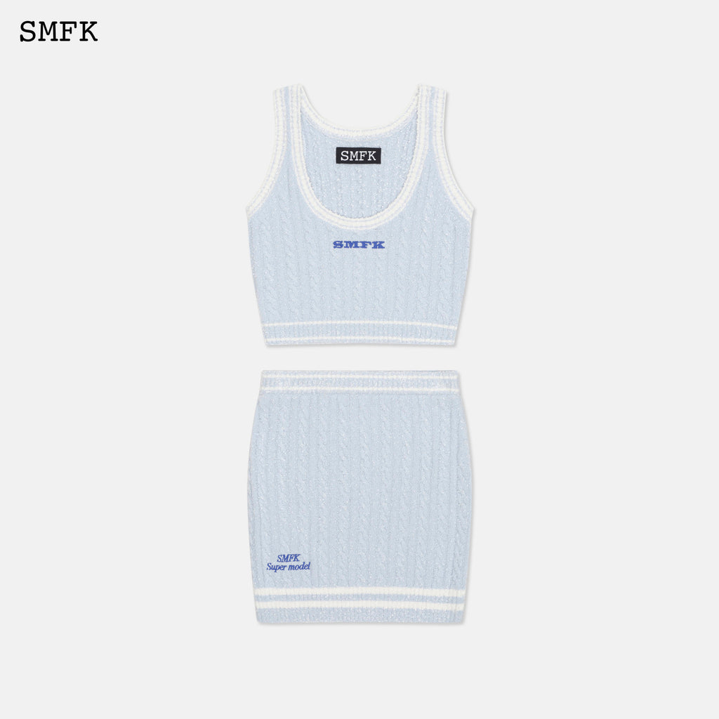Compass Classical Blue Knitted Set