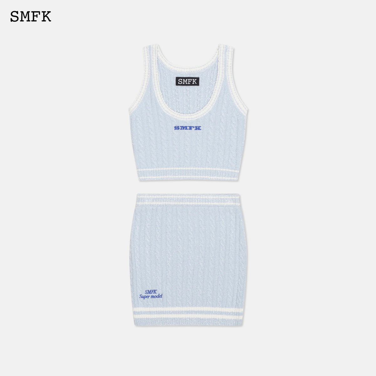 Compass Classical Blue Knitted Set